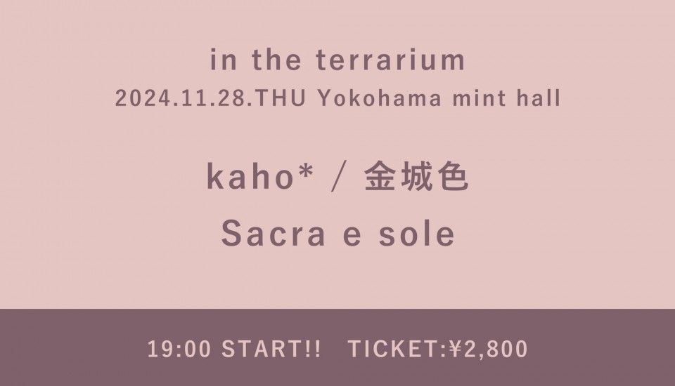 【2024/11/28】 in the terrarium